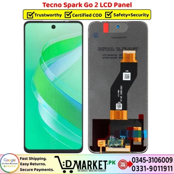 Tecno Spark Go 2 LCD Panel Price In Pakistan