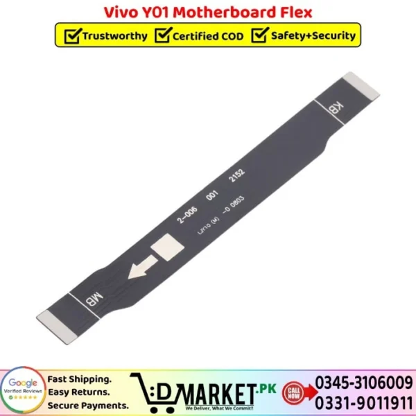 Vivo Y01 Motherboard Flex Price In Pakistan