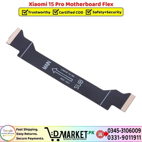 Xiaomi 15 Pro Motherboard Flex Price In Pakistan