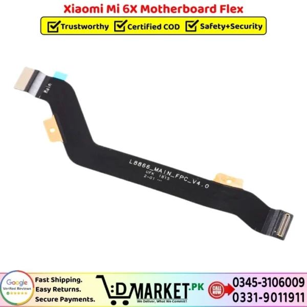 Xiaomi Mi 6X Motherboard Flex Price In Pakistan