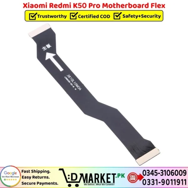 Xiaomi Redmi K50 Pro Motherboard Flex Price In Pakistan