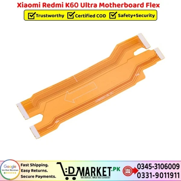 Xiaomi Redmi K60 Ultra Motherboard Flex Price In Pakistan