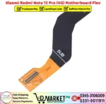 Xiaomi Redmi Note 12 Pro 4G Motherboard Flex Price In Pakistan