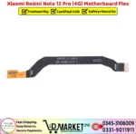 Xiaomi Redmi Note 12 Pro 4G Motherboard Flex Price In Pakistan