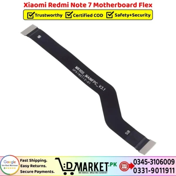 Xiaomi Redmi Note 7 Motherboard Flex Price In Pakistan