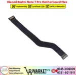Xiaomi Redmi Note 7 Pro Motherboard Flex Price In Pakistan