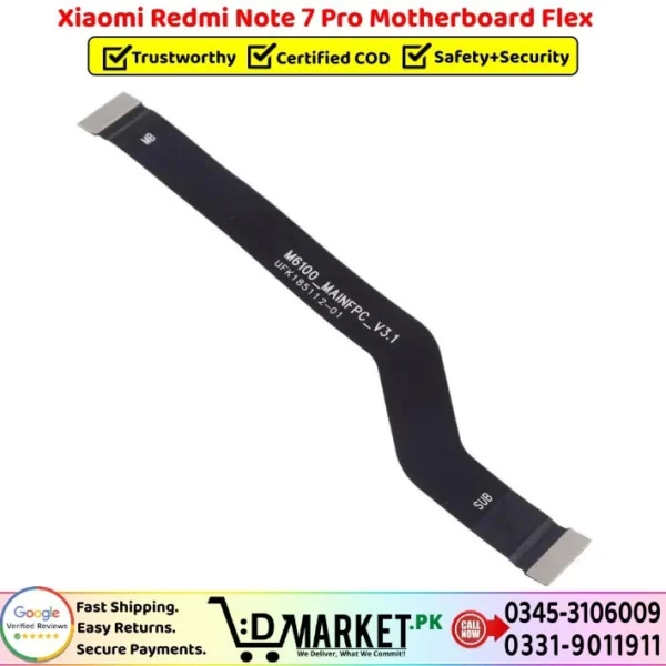 Xiaomi Redmi Note 7 Pro Motherboard Flex Price In Pakistan