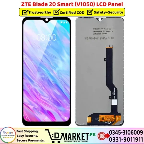 ZTE Blade 20 Smart V1050 LCD Panel Price In Pakistan