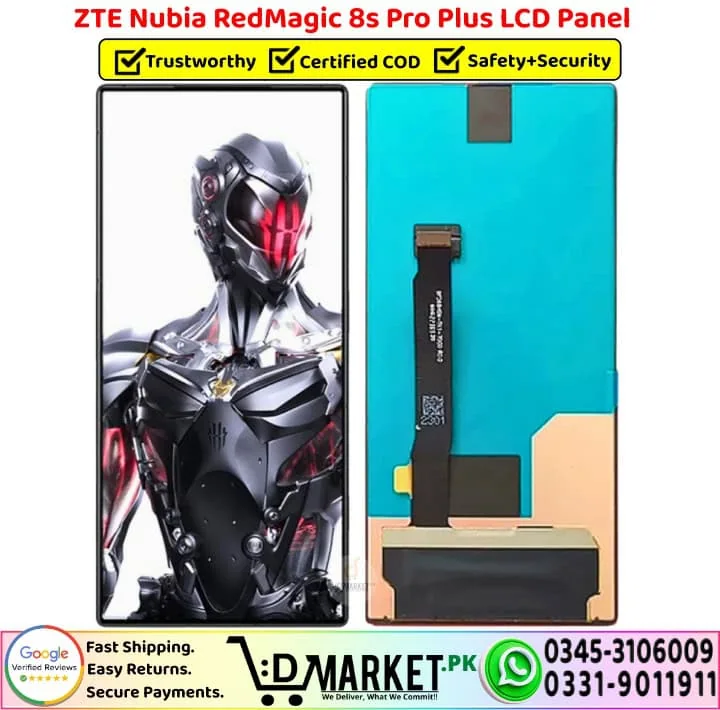 ZTE Nubia RedMagic 8s Pro Plus LCD Panel Unit Screen Display - DMarket.Pk ZTE Nubia RedMagic 8s Pro Plus LCD Panel Unit Screen Display - DMarket.Pk