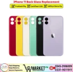 iPhone 11 Back Glass Price In Pakistan