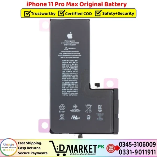 iPhone 11 Pro Max Original Battery Price In Pakistan