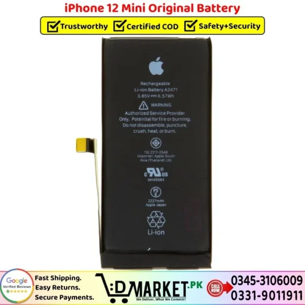 iPhone 12 Mini Original Battery Price In Pakistan