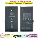 iPhone 12 Pro Original Battery Price In Pakistan