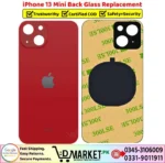 iPhone 13 Mini Back Glass Price In Pakistan