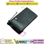 iPhone 13 Mini Original Battery Price In Pakistan