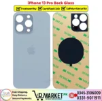 iPhone 13 Pro Back Glass Price In Pakistan