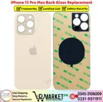 iPhone 13 Pro Max Back Glass Price In Pakistan