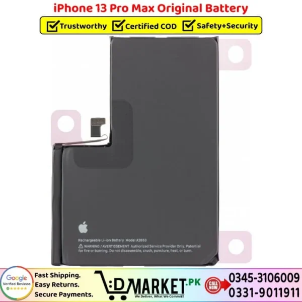 iPhone 13 Pro Max Original Battery Price In Pakistan