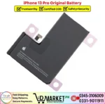 iPhone 13 Pro Original Battery Price In Pakistan