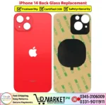 iPhone 14 Back Glass Price In Pakistan
