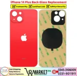 iPhone 14 Plus Back Glass Price In Pakistan
