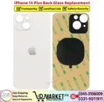 iPhone 14 Plus Back Glass Price In Pakistan