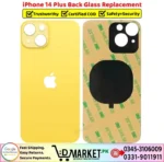 iPhone 14 Plus Back Glass Price In Pakistan