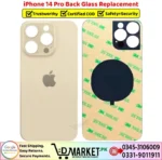 iPhone 14 Pro Back Glass Price In Pakistan