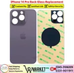 iPhone 14 Pro Back Glass Price In Pakistan