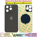 iPhone 14 Pro Back Glass Price In Pakistan