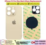 iPhone 14 Pro Max Back Glass Price In Pakistan