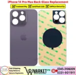 iPhone 14 Pro Max Back Glass Price In Pakistan