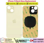 iPhone 15 Back Glass Price In Pakistan