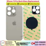 iPhone 15 Pro Back Glass Price In Pakistan