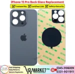 iPhone 15 Pro Back Glass Price In Pakistan