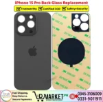 iPhone 15 Pro Back Glass Price In Pakistan