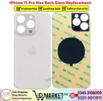 iPhone 15 Pro Max Back Glass Price In Pakistan