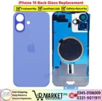 iPhone 16 Back Glass Price In Pakistan