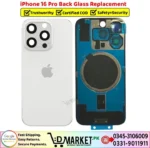 iPhone 16 Pro Back Glass Price In Pakistan