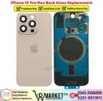 iPhone 16 Pro Max Back Glass Price In Pakistan