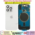 iPhone 16 Pro Max Back Glass Price In Pakistan