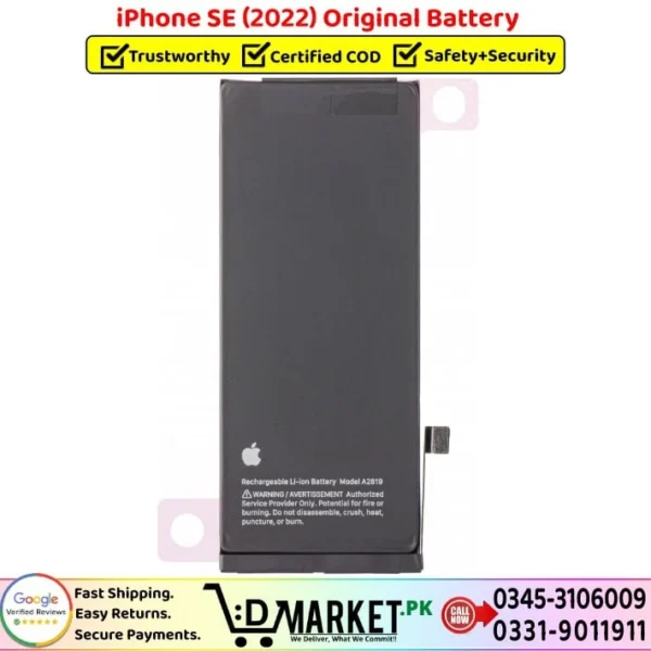 iPhone SE 2022 Original Battery Price In Pakistan