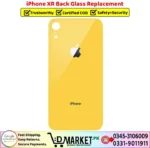 iPhone XR Back Glass Price In Pakistan