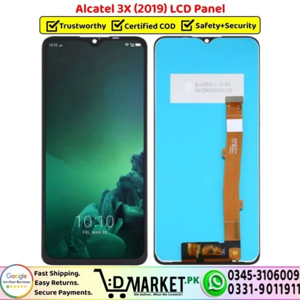 Alcatel 3X 2019 LCD Panel Price In Pakistan