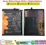 Honor 30 Pro - Honor 30 Pro Plus Original Battery Price In Pakistan