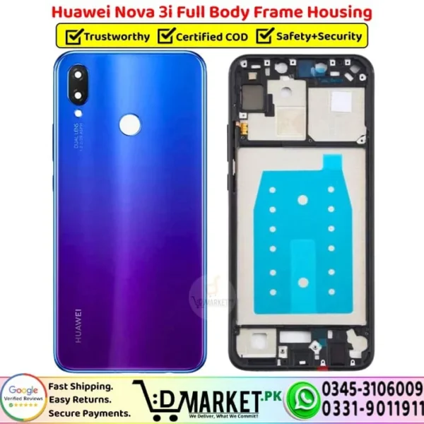 Huawei Nova 3i Full Body Frame Housing Price In Pakistan