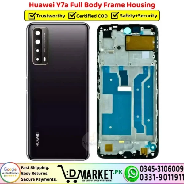 Huawei Y7a Full Body Frame Housing Price In Pakistan
