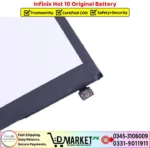 Infinix Hot 10 Original Battery Price In Pakistan