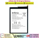 Infinix Hot 10 Original Battery Price In Pakistan