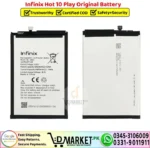 Infinix Hot 10 Play Original Battery - DMarket.Pk